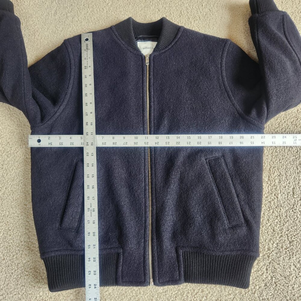 NWOT Wilfred Free 100% Merino Wool Stable Jacket Bomber--RUNS BIG Aritzia - Picture 5 of 16